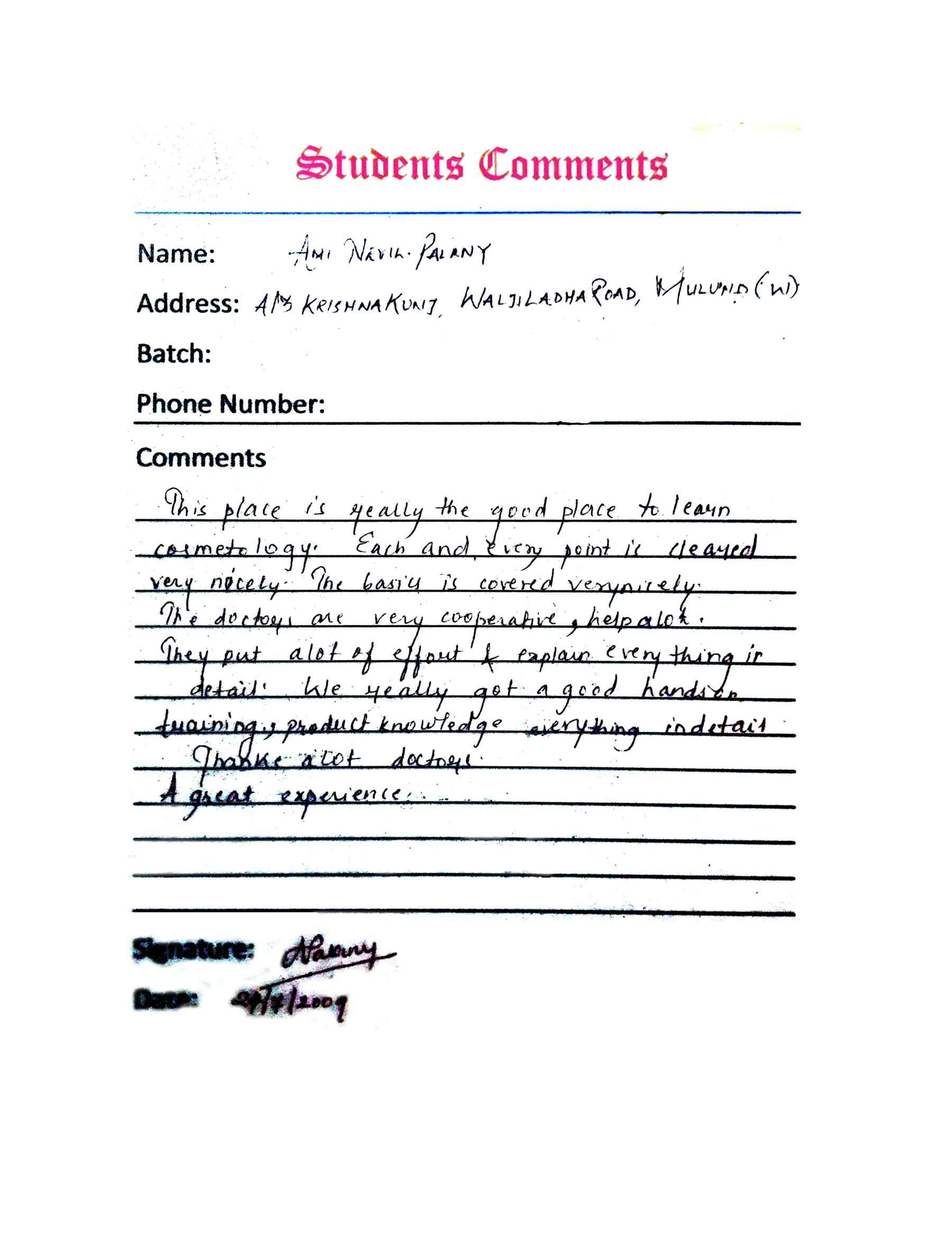 Dr.Nishita Cosmetic Clinic Pvt Ltd
